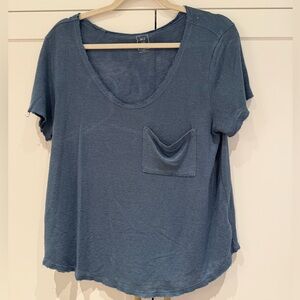 me to we pocket front tee